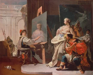 Alexander und Campaspe im Atelier von Apelles